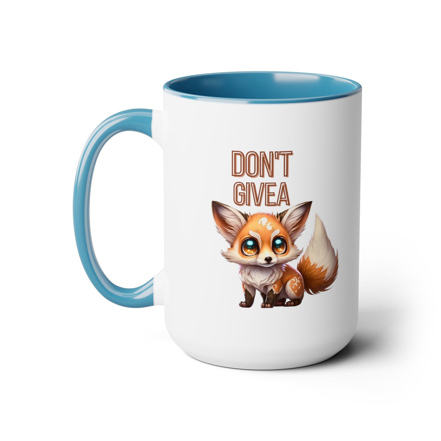 Don't Give a Fox" Coffee Mug - 15oz Capacity, 5 Color Options