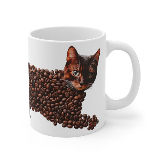 Caffeine Cat Coffee Mug