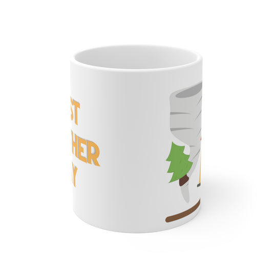 Resilience Brew Mug: 'Just Another Day' with Nature's Fury