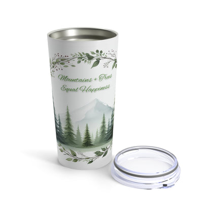 Outdoor Wanderlust Coffee Tumbler: Campsite Companion - Adventure Awaits