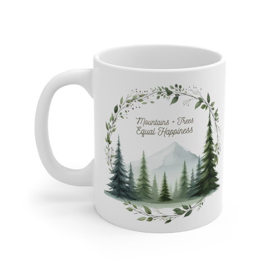 Outdoor Wanderlust Coffee Mug: Campsite Companion - Adventure Awaits