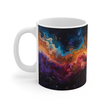 Galactic Nebula Art Coffee Mug