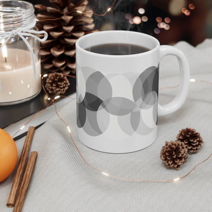 Modern Elegance: Geometric Pattern Mug - Perfect for Contemporary Design Lovers