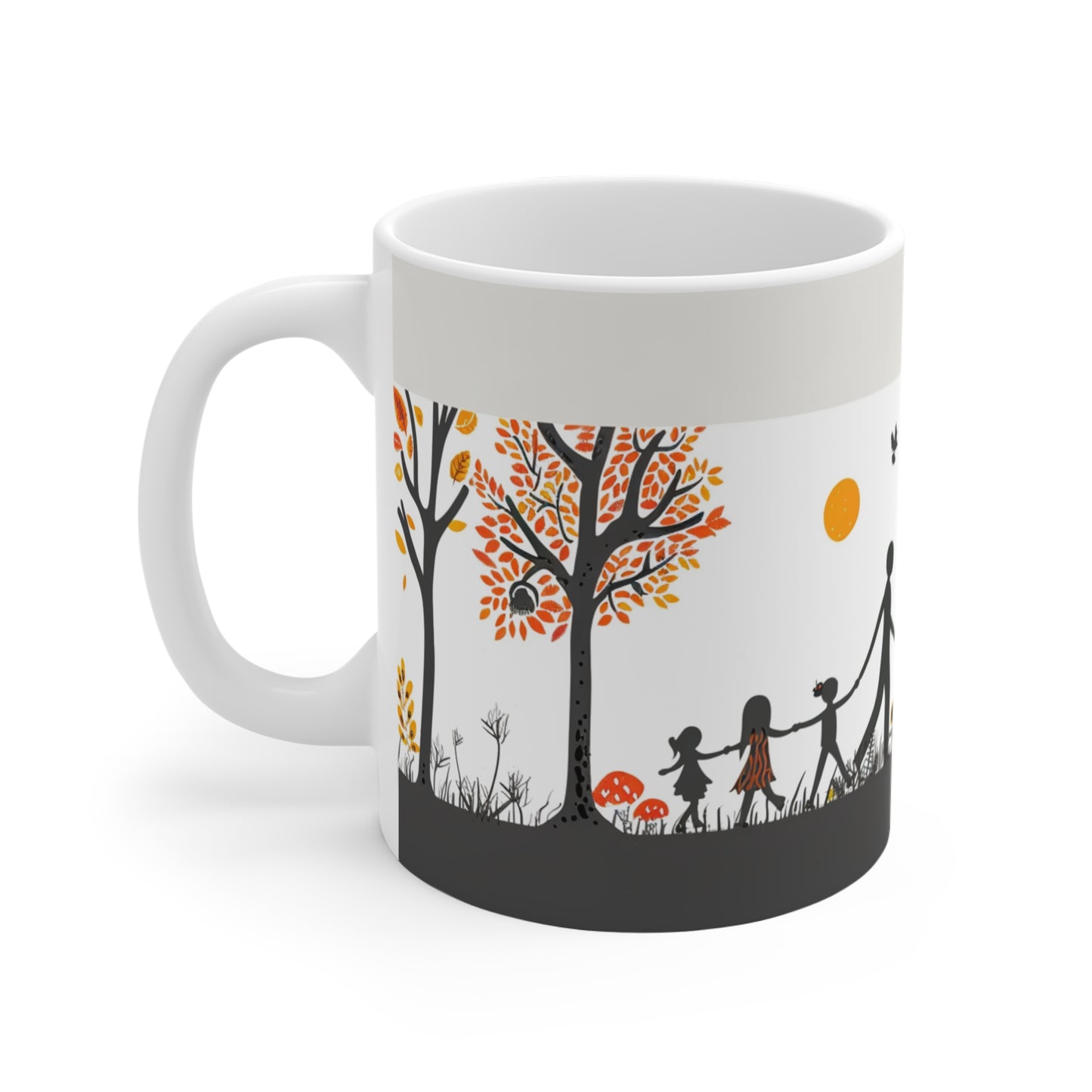 Autumn Family Journey Coffee Cup: Stroll Through the Fall |Tea, Hot Coco or your other favorite drinks