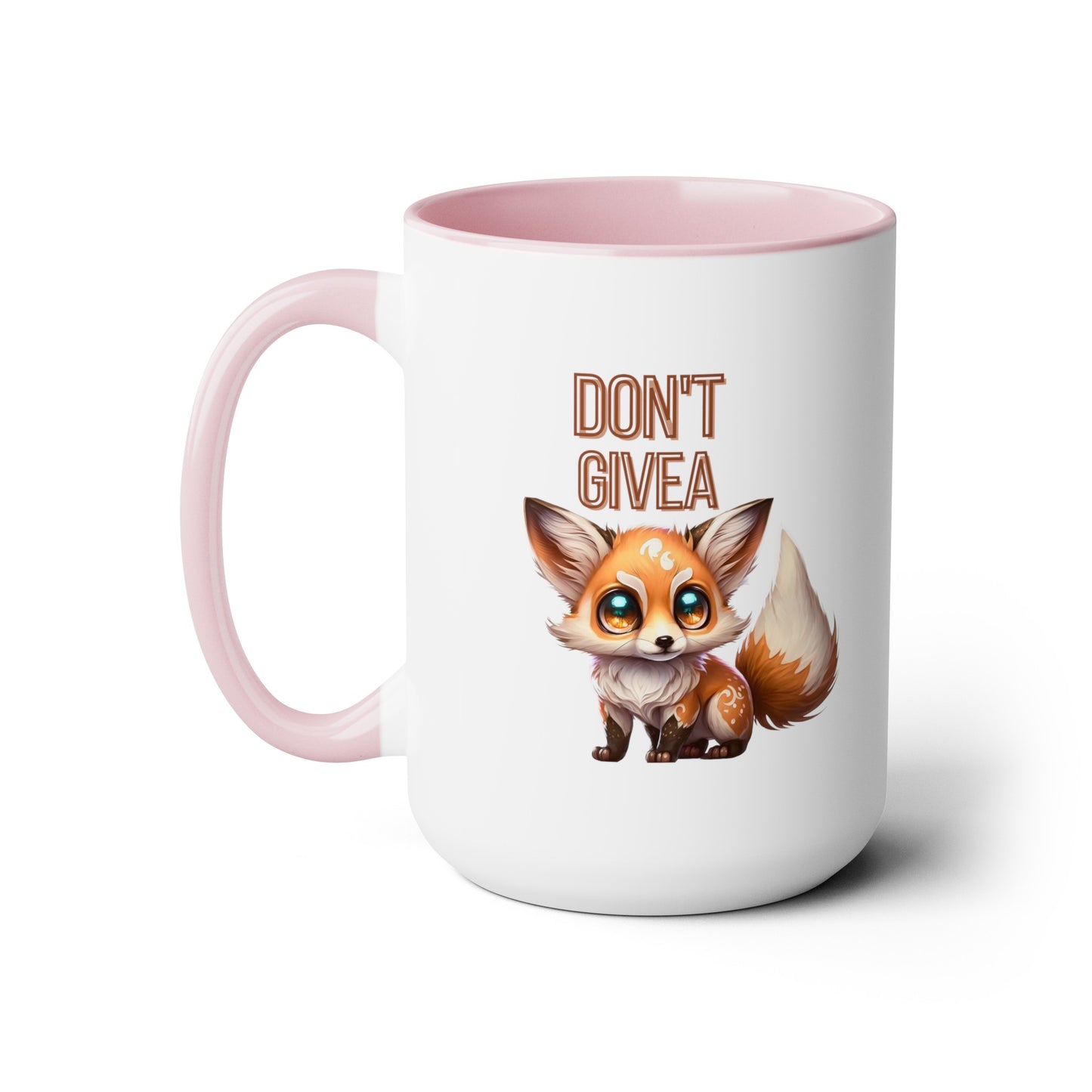 Don't Give a Fox" Coffee Mug - 15oz Capacity, 5 Color Options