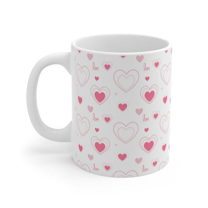 Love and Hearts - Valentine's Day Gift Mug