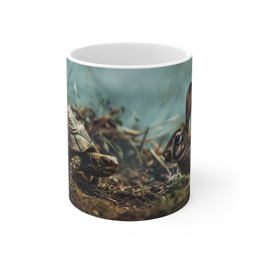 Fable Trails Mug: The Tortoise & The Hare Reimagined