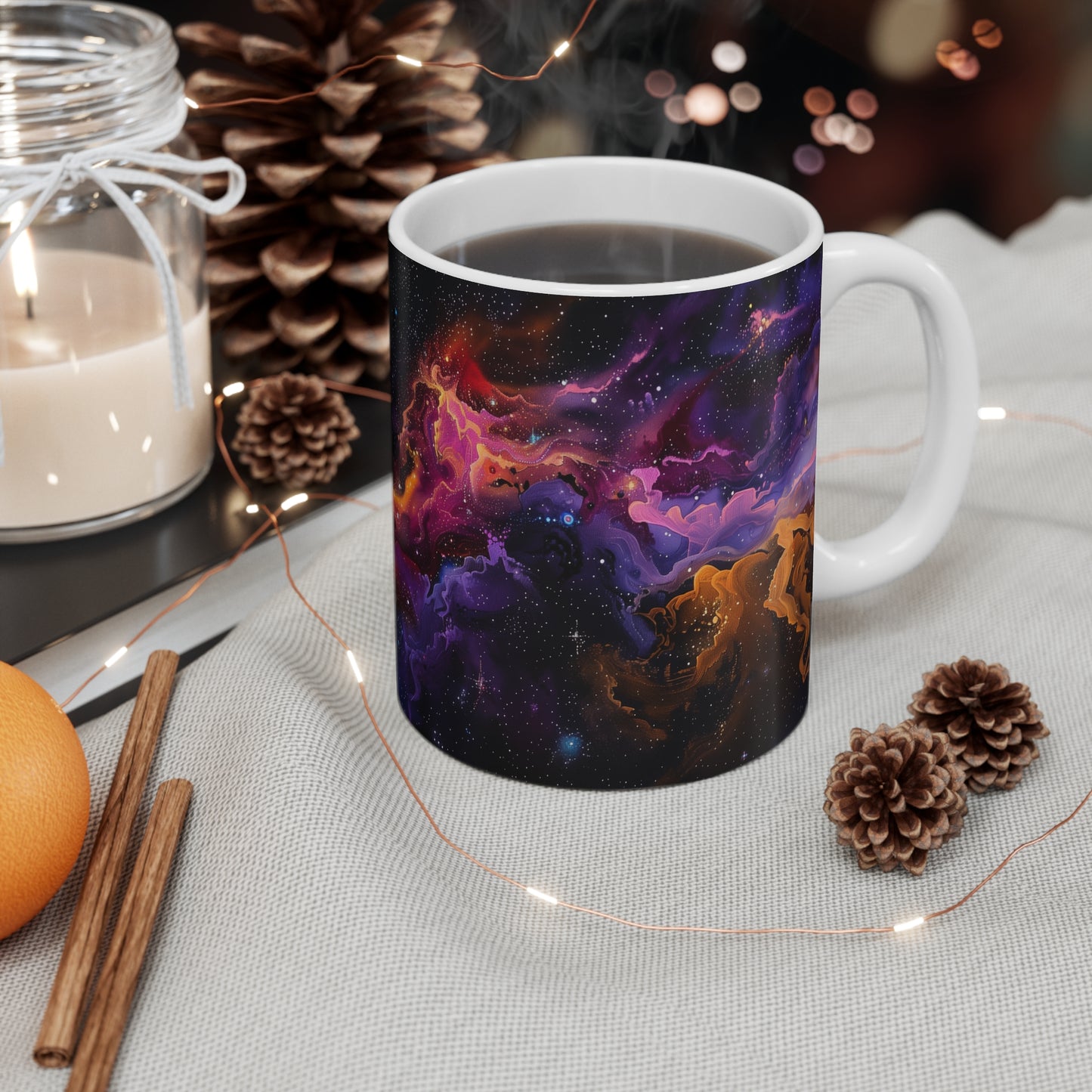 Galactic Nebula Art Coffee Mug