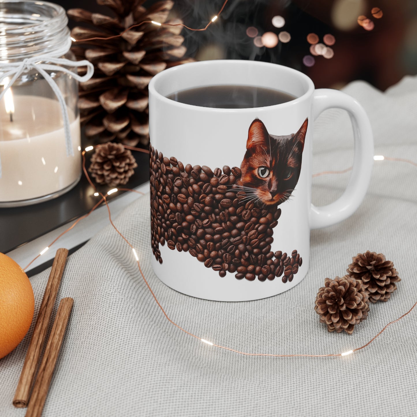 Caffeine Cat Coffee Mug